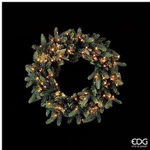 Edg - Enzo De Gasperi Corona D. 60 Cm Luxury 100 LED Trasformatore - Interno/Esterno