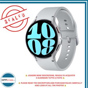 Samsung Galaxy Watch6 44mm Silver GPS Bluetooth SIGILLATO MAI USATO