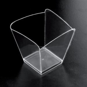 Gold Plast Coppetta Onda Trasparente 95cc - 25 pz, Riciclabile e Privo di BPA, Lavabile in Lavastoviglie