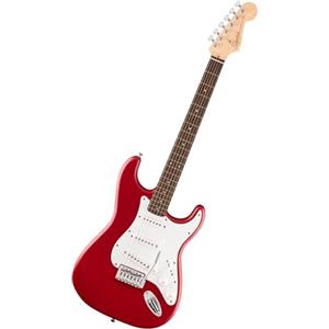 Fender Squier Debut Series Stratocaster Chitarra Elettrica, Chitarra per Principianti, con garanzia di 2 anni, Raso Rosso Dakota
