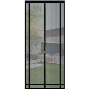 Sekey 80x210cm(5cm) Tendina Magnetica per Zanzariera, Ideale per Porte da Balcone, Cantine, Terrazze (Ritagliabile in Altezza e Larghezza), Facile da Montare, Colore: Nero