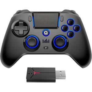 QRD Controller wireless Spark N5 per PS5 Pro Slim PS4 PS3 PS2 Steam Deck PC Windows Mac iOS Android TV Box, controller PS5 con joystick per gamepad Halleffect con touchpad