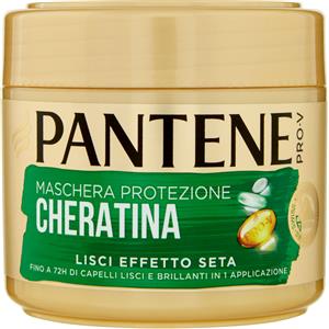 Pantene Pro-v Maschera Protezione Cheratina Lisci Effetto Seta 300 ml