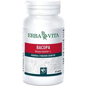 ERBA VITA GROUP SpA Erba Vita Bacopa 60 Capsule - Integratore per Memoria e Funzioni Cognitive