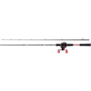 Abu Garcia MAX X Casting Combo 1.98m 10-30g, set di canne e mulinelli da pesca, combo di esche a basso profilo per i pescatori di predatori d'acqua dolce, persico, lucioperca, nero e rosso, 662ML