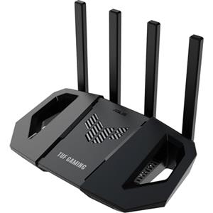 ASUS TUF Gaming BE3600, Router Dual Band WiFi 7 802.11be, Ethernet 2.5Gbps, Modalità Mobile Game, Supporta Mesh WiFi, Gear Accelerator, Adaptive QoS, Port Forwarding, Mobile Tethering