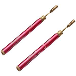 ZYWUOY Per saldatore a gas butano ricaricabile rosa, aerografo a matita, scioglie saldatura/argento/rame/stagno (2 pezzi)