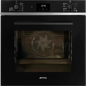 Smeg SF6400TBA2 - Forno da incasso elettrico ventilato, 70 Litri, colore Nero, Grill, Classe energetica A