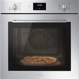 Smeg SF6400S1PZX - Forno da incasso elettrico ventilato, 65 Litri, colore Inox, Classe energetica A