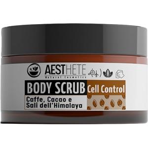 Aesthete Scrub Corpo Esfoliante Anticellulite Gambe e Glutei Anche Per Peli Incarniti con Caffè Cacao e Sali dell' Himalaya 400gr Vegano | Body Scrub Da Abbinare a Crema Anticellulite Forte Aesthete