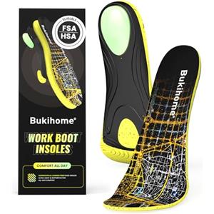 Bukihome Solette da corsa per uomo e donna con imbottitura Metatarsal - Solette leggere e sottili con supporto per arco plantare contro fascite plantare, neuroma Morton e dolore metatarsale M