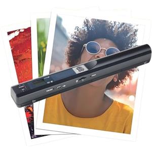 Generic Scanner Portatile per Documenti A4, Foto, Immagini, Ricevute, Bacchetta Scanner Portatile a Colori HD 900 DPI da 8,27 Pollici, Ampia capacità di Archiviazione e Facile da Usare