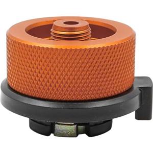 ZONADAH Adattatore per fornello da campeggio, fornello da campeggio, adattatore per serbatoio del gas, collegamento fornello, spegnimento automatico, convertitore adattatore gas per viaggi, campeggio