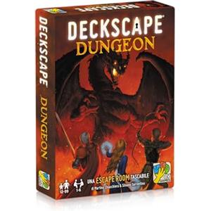dV Giochi Deckscape Dungeon - Una Escape Room a Portata di Mano - 1-6 Giocatori - 12+ Anni - Edizione Italiana