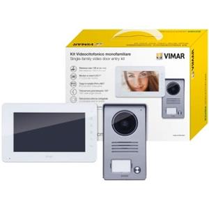 VIMAR Kit videocitofonico monofamiliare con monitor 7 pollici
