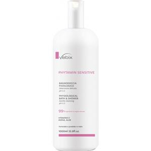 Vebix Phytamin Bagnodoccia Fisiologico 1000ml - Deterge e Idrata per Pelli Sensibili