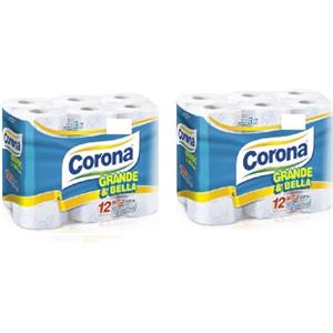 Generico Corona Carta Igienica 3 Veli Profumata, Grande & Bella, 12/24/36 Rotoli (24)