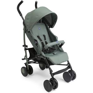 Chicco Echo Lite Passeggino Leggero da 0 Mesi a 22 kg, Schienale Reclinabile in 4 Posizioni, Seduta Spaziosa, Manicotto Paracolpi, Chiusura a Ombrello, Freni Gemellati e Ruote Anteriori Girevoli