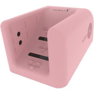 VALIRYO Asciugapiedi con flusso d'aria a 360º - Attivazione automatica con sensore e luce UV per un'igiene superiore - Asciugatura completa, comoda e sicura (Light Pink Matte)