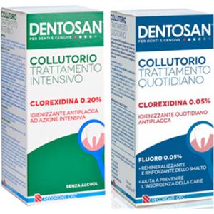 RECORDATI SPA DENTOSAN COLLUTORIO BIPACK 0,2% INTENSIVO 200 ML + 0,05% QUOTIDIANO 200 ML