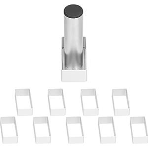 Zerodis Stampo per biscotti, Pressa in acciaio inox silicone, Design 3D per decorazioni pulite, Accessorio versatile per feste famiglia, Realizzazione pasticcini formaggio