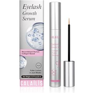 CALAILIS Siero per ciglia, siero per la crescita delle ciglia, più lungo e spesso, nutriente e condizionante, siero per occhi sensibili, 6 mesi di approvvigionamento (5ml)