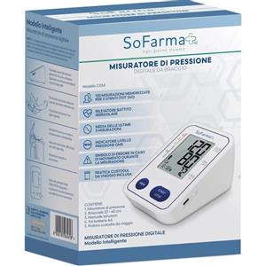 SO.FARMA.MORRA SpA Sfigmomanometro Digitale Da Braccio con Custodia - Monitoraggio Preciso della Pressione Arteriosa