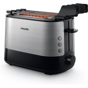 PHILIPS HD2639/90 TOSTAPANE 2 PINZESILVER/NERO
