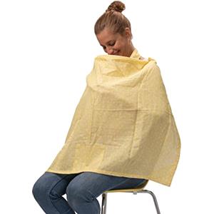 Urban Kanga Grembiule in Mussola per L'Allattamento Al Seno Oekotex Sciarpa per Allattamento Poncho per Allattamento (Sunshine Birds)