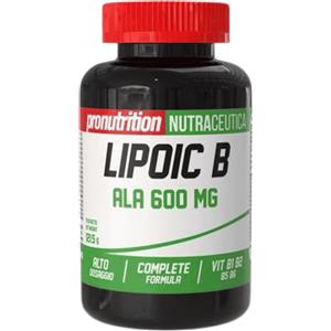Pro Nutrition Lipoic B - Integratore con 600mg di Acido Alfa Lipoico e Vitamine del Gruppo B in 90 Compresse