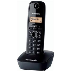 Panasonic KX-TG1611FRH, Telefono solo cordless DECT senza segreteria, Colore Nero [Importato da Francia]