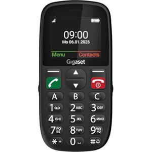 Gigaset GL395 Cellulare per Anziani con Tasto SOS, Display TFT, Nero