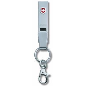 Victorinox Belt Hanger Multiclip - Portachiavi Tascabile in Acciaio | Gancio per cintura con moschettone per coltellino svizzero. Dimensioni 138 x 11 x 26 mm. Materiale durevole. Prodotto in