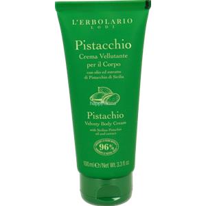 L'Erbolario Crema Vellutante Corpo al Pistacchio 100 ml - Idratante e Tonificante con Profumazione Gourmand