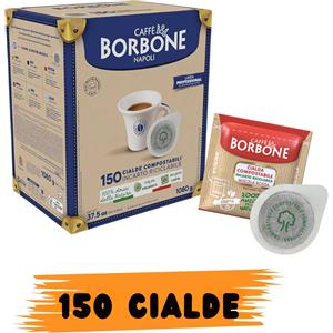 Caffè Borbone - 300 Cialde Filtro Carta ESE 44mm Miscela Rossa, Caffè Robusto e Denso