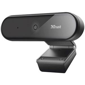 TRUST - Webcam Tyro Full HD Risoluzione 1920 x1080 Pixel 30 fps Autofocus Microfono Treppiede in Dotazione Colore Nero