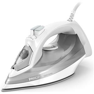 PHILIPS - DST5010/10 Ferro da Stiro a Vapore Potenza 2400 Watt Piastra SteamGlide Plus Colore Bianco / Grigio