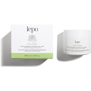 LEPO | PURE BALM, Burro Struccante 50 ml, Detergente Viso e Occhi con Olio di Avocado e Burro di Karité