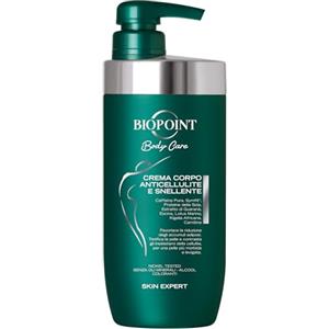Biopoint - Crema Corpo Anticellulite, Azione Rassodante, Drenante e Tonificante, Favorisce la Riduzione degli Accumuli Adiposi e Contrasta gli Inestetismi della Cellulite, 500 ml
