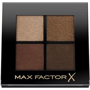 Max Factor Colour X-Pert Soft Touch Palette, 4 Ombretti dal Colore Intenso, Altamente Sfumabili, 004 Veiled Bronze