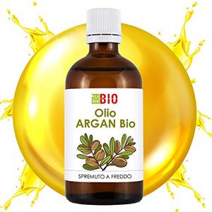 Laborbio Olio Argan Bio 100% Puro Spremuto a freddo 50 ml - Benessere Corpo e Capelli - Laborbio