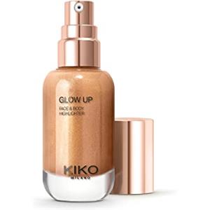 KIKO Milano Glow Up Face And Body Highlighter 02 | Illuminante Liquido No Transfer Dal Finish Metallico