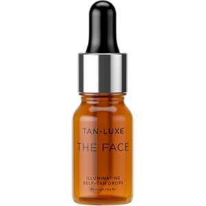 TAN-LUXE - Gocce autoabbronzanti The Face, colore Dark (10 ml), aggiungi le gocce abbronzanti alla skincare per un'abbronzatura del viso perfetta, cruelty free e vegan