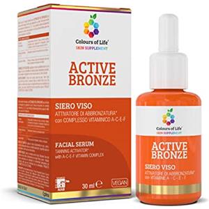 Colours Of Life Siero viso ATTIVATORE DI ABBRONZATURA con Complesso vitaminico A-C-E-F - 30 ml dona all'incarnato un colore naturalmente più pronunciato senza esporsi al sole.