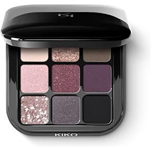 KIKO Milano Glamour Multi Finish Eyeshadow Palette 04 | Palette Con 9 Ombretti Dai Diversi Finish