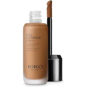KIKO Milano Full Coverage 2-In-1 Foundation & Concealer 34 N110, Fondotinta E Correttore 2 In 1, Elevata Coprenza