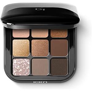 KIKO Milano Glamour Multi Finish Eyeshadow Palette 01 | Palette Con 9 Ombretti Dai Diversi Finish