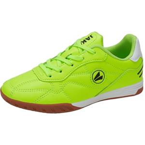 JAKO J-Si Signature, Scarpe da Ginnastica per Ambienti Interni Unisex-Adulto, Neon Yellow Jet Black, 46 EU