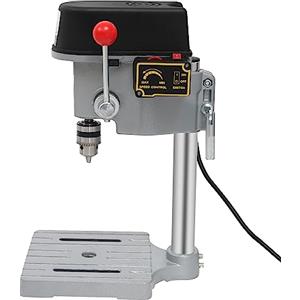 DGJMuu 340W Mini Tavolo Trapano Elettrico, 16000RPM Portatile Mini Trapano a Colonna Fai da te 220V AC Bench Drill Macchina Trapano