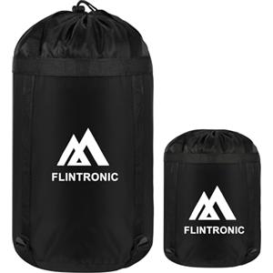 Flintronic Sacco a Pelo a Compressione, Impermeabile Sacca Compatto Leggera Compressione, Sacco a Compressione Con Tessuto Antistrappo, Sacco a Pelo con Coulisse, per Campeggio, Escursionismo, L